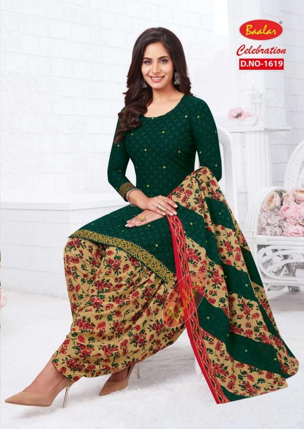 Baalar Celebration Vol-16Cotton Designer Patiyala Dress Material